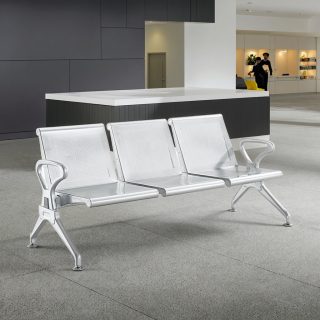 3-link non-padded waiting bench for office reception and waiting areas in Nairobi, Kenya