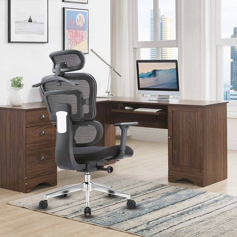 Orthopedic office seat with ergonomic back support, cushioned seat, adjustable height, and swivel base for comfortable office use in Nairobi, Kenya.