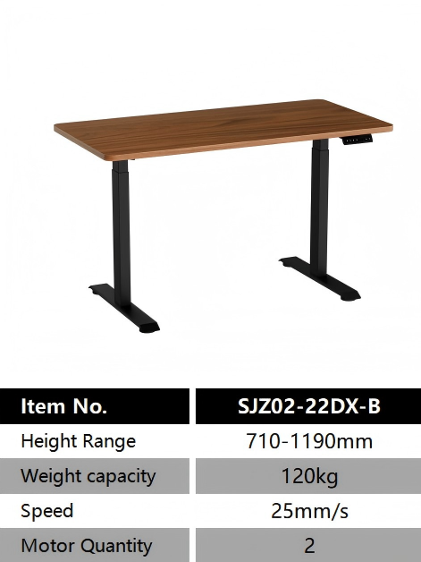 1.2M electric adjustable office table with height-adjustable design for sitting and standing, ideal for modern offices and home workspaces in Nairobi, Kenya.