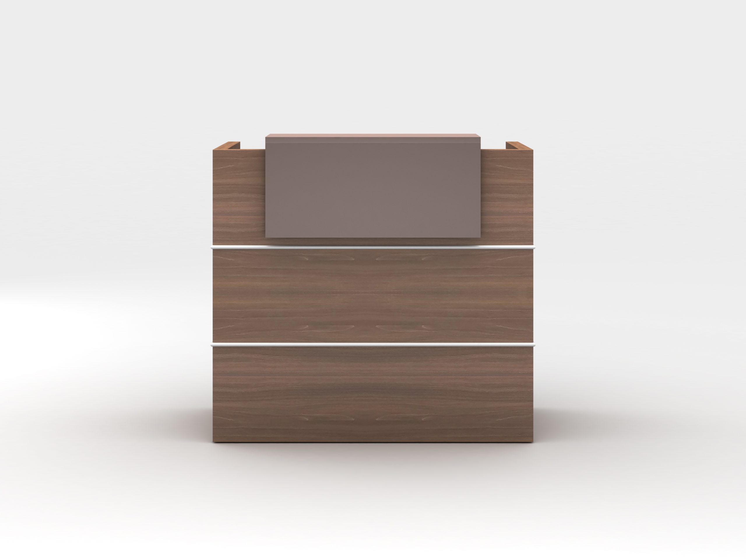 Modern reception desk with spacious workspace and storage for professional offices in Nairobi Kenya