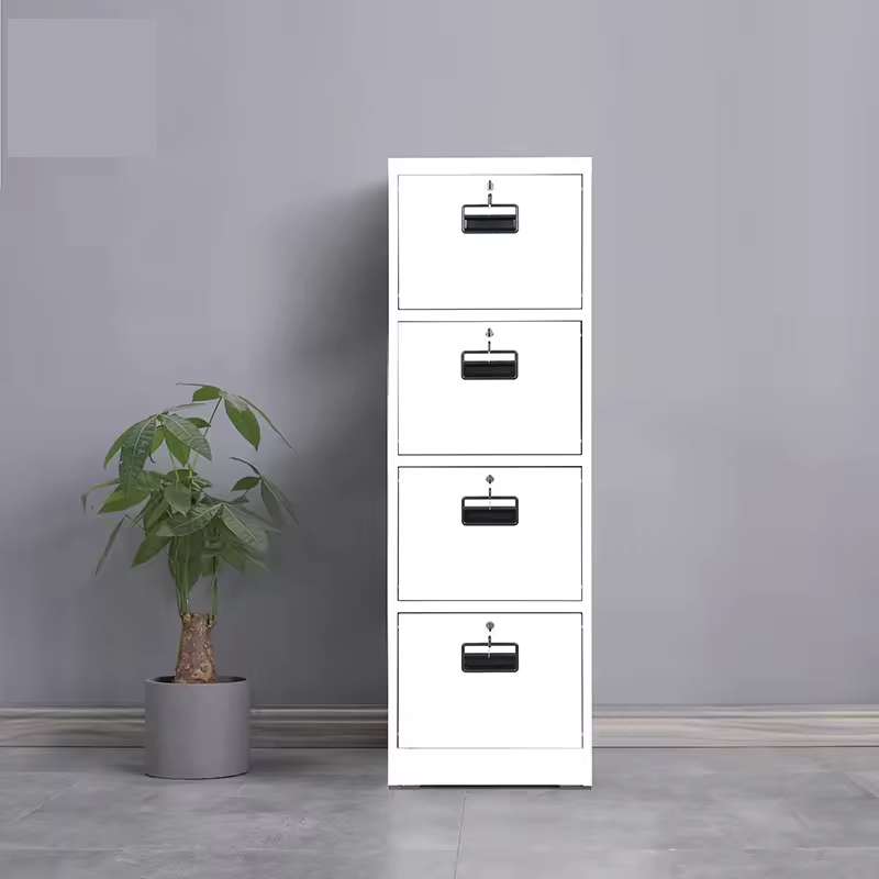 4-drawers filing cabinet with secure storage for organizing office documents and files in Nairobi, Kenya.