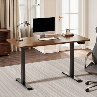 1.2M electric adjustable office table with height-adjustable design for sitting and standing, ideal for modern offices and home workspaces in Nairobi, Kenya.