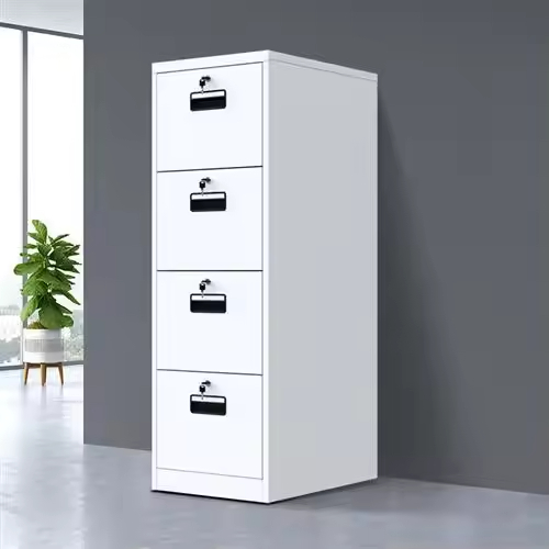 4-drawers filing cabinet with secure storage for organizing office documents and files in Nairobi, Kenya.