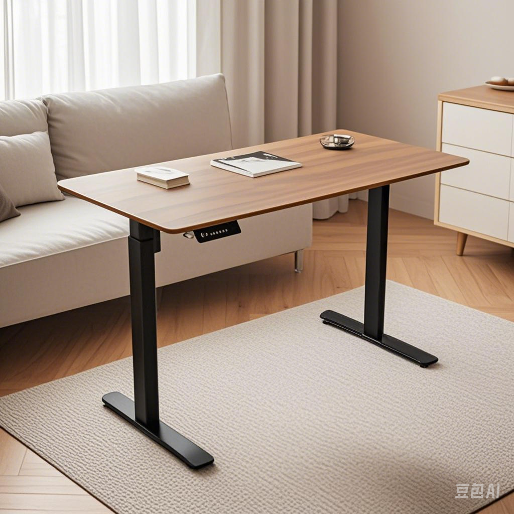 1.2M electric adjustable office table with height-adjustable design for sitting and standing, ideal for modern offices and home workspaces in Nairobi, Kenya.