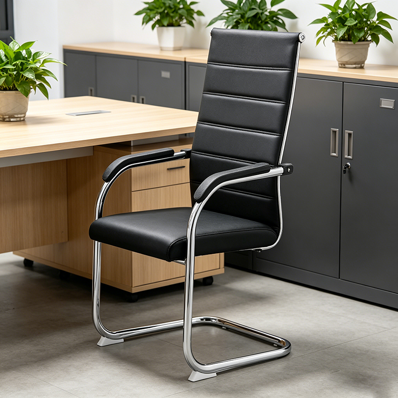 Comfortable visitors office seat with padded backrest and sturdy frame, ideal for office reception areas, meeting rooms, waiting areas, and professional workspaces in Nairobi, Kenya.