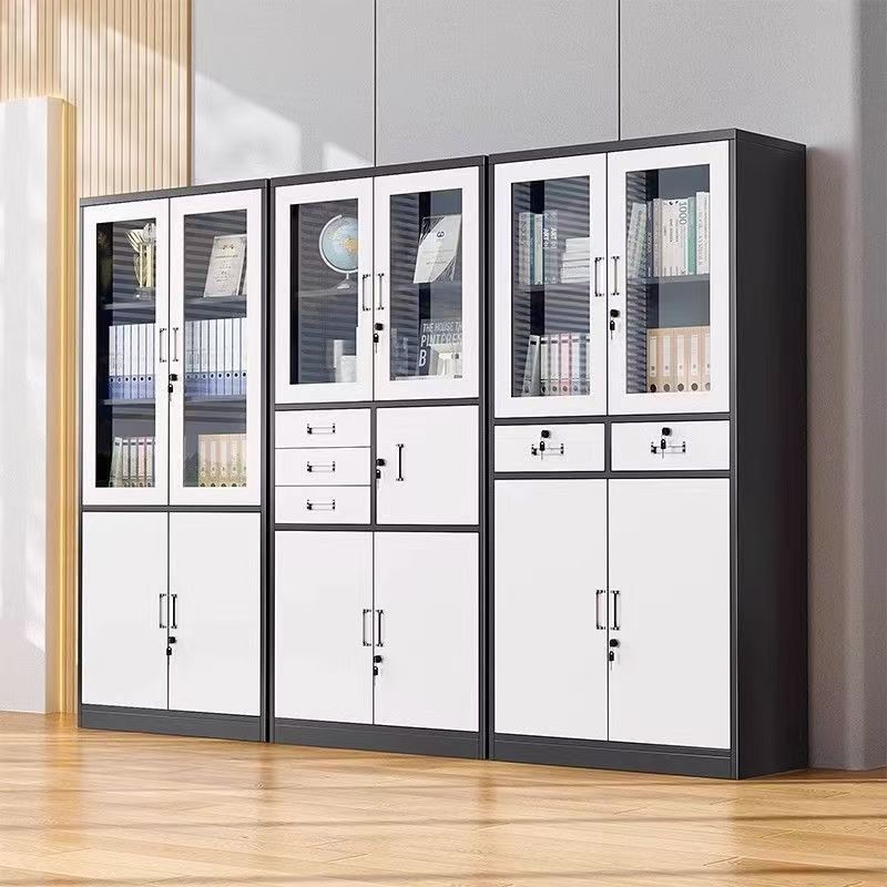 Filing cabinet with integrated safe for secure office document storage in Nairobi, Kenya.