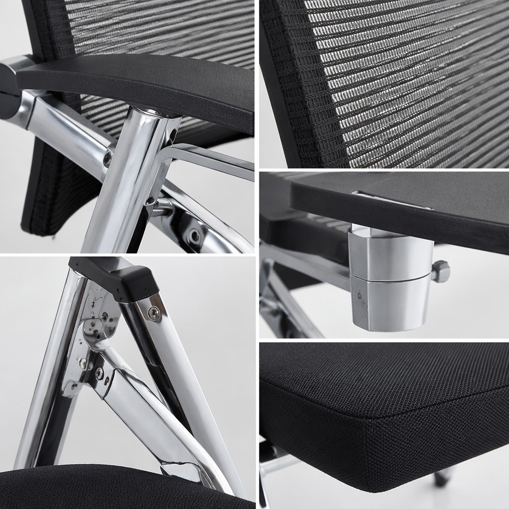 Foldable training seat with comfortable padded backrest and seat, designed for training rooms, seminars, classrooms, and conference spaces in Nairobi, Kenya.