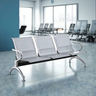 3-link non-padded office waiting bench for reception and waiting areas in Nairobi Kenya