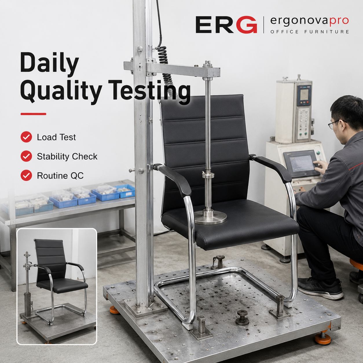 Comfortable visitors office seat with padded backrest and sturdy frame, ideal for office reception areas, meeting rooms, waiting areas, and professional workspaces in Nairobi, Kenya.