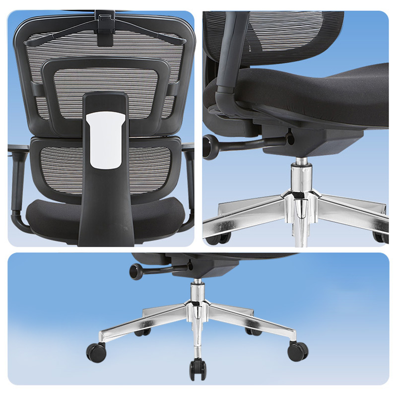 Orthopedic office seat with ergonomic back support, cushioned seat, adjustable height, and swivel base for comfortable office use in Nairobi, Kenya.