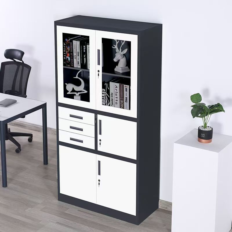 Filing cabinet with integrated safe for secure office document storage in Nairobi, Kenya.