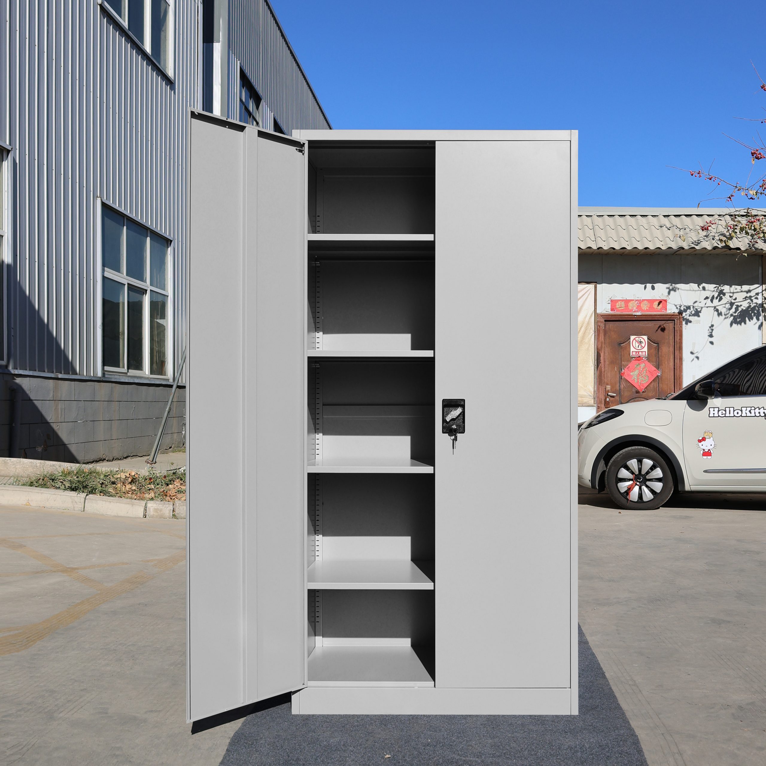 2-door metallic office filing cabinet for document storage in Nairobi, Kenya