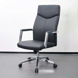 Executive office seat with high-back ergonomic design, comfortable cushioning, adjustable height, and swivel wheels in Nairobi, Kenya.