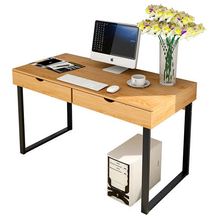 2-drawers study desk with spacious work surface and built-in storage drawers, ideal for students, home offices, and study spaces in Nairobi, Kenya.