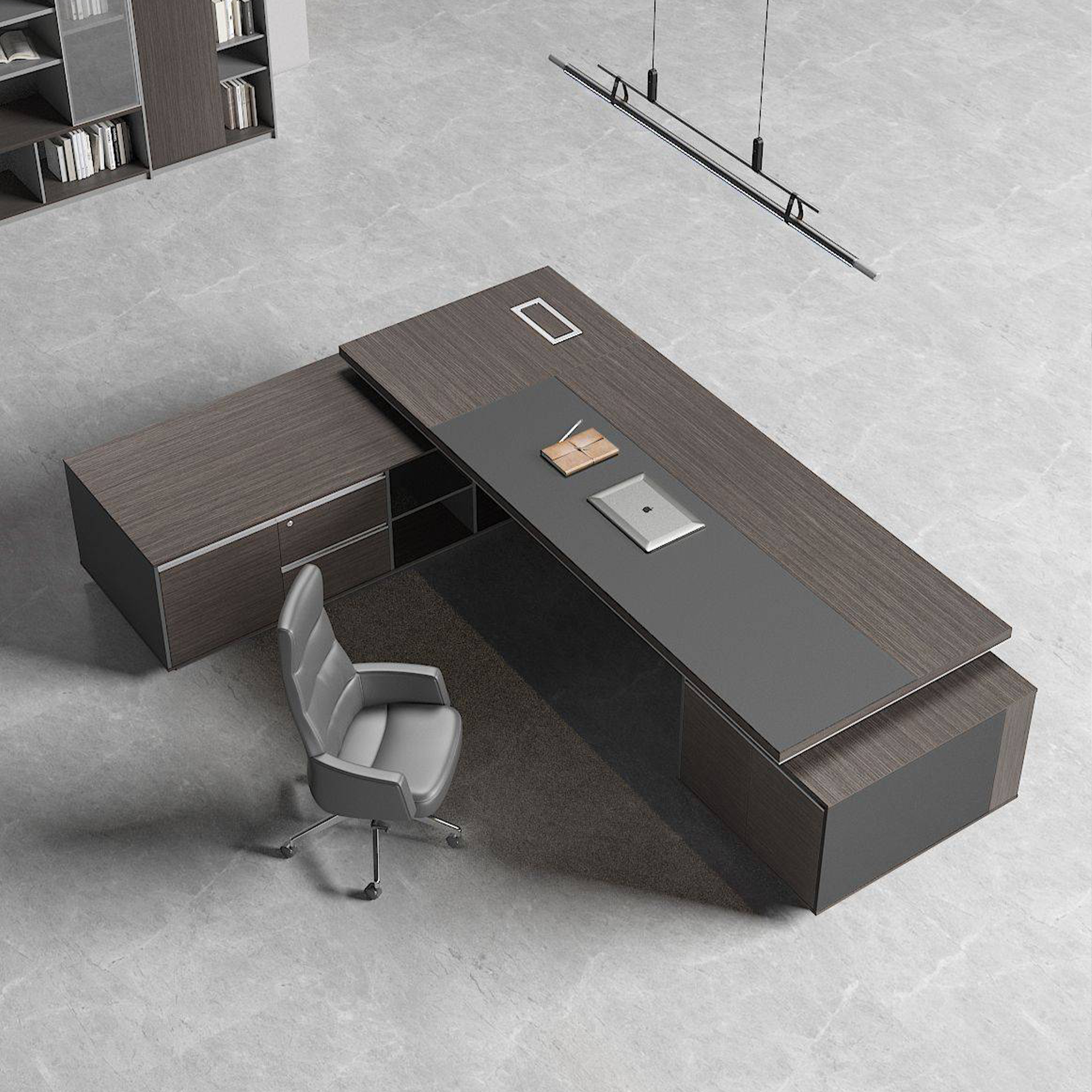 Advanced office desk with a spacious work surface and professional design for modern workspaces in Nairobi, Kenya.