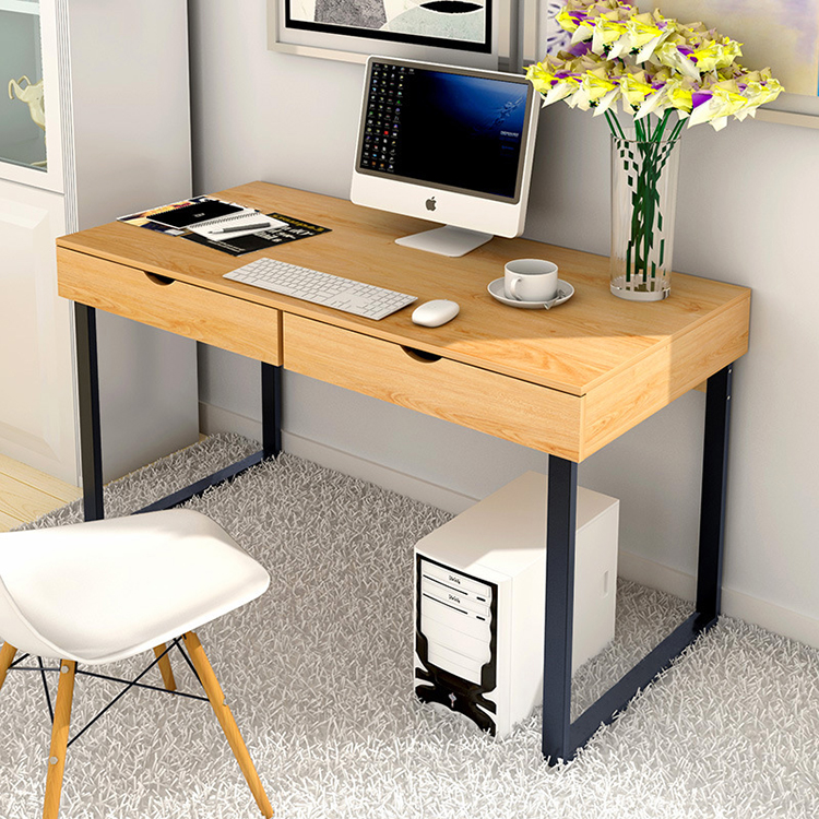 2-drawers study desk with spacious work surface and built-in storage drawers, ideal for students, home offices, and study spaces in Nairobi, Kenya.