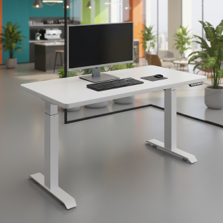 Electric adjustable office table for ergonomic sit-stand workspaces in Nairobi, Kenya