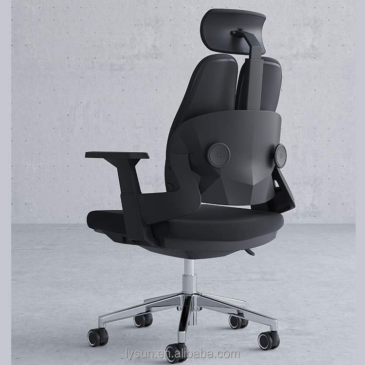 Dual orthopedic office seat with ergonomic back support for comfortable long-hour office use in Nairobi, Kenya.
