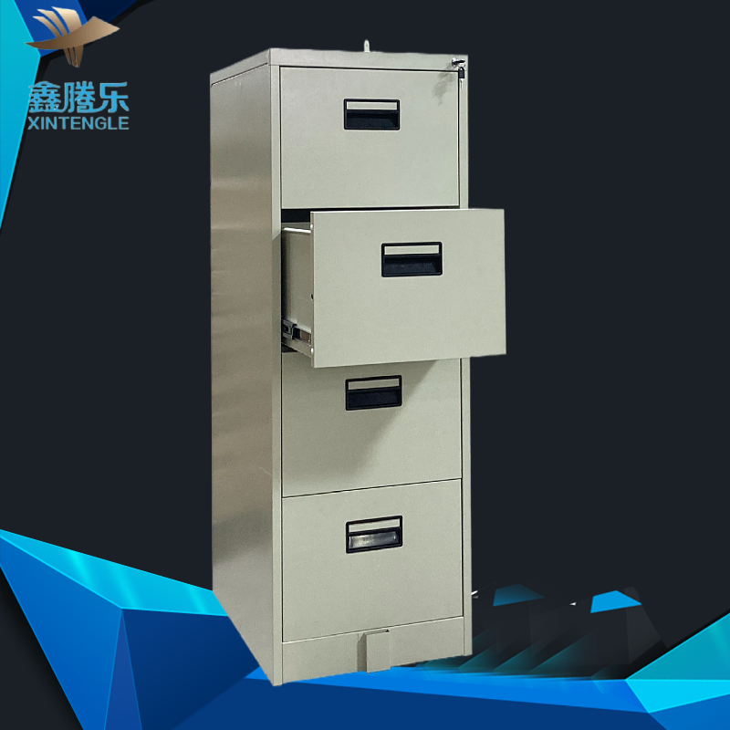 4-drawers filing cabinet with security bar for secure document storage in offices in Nairobi, Kenya.