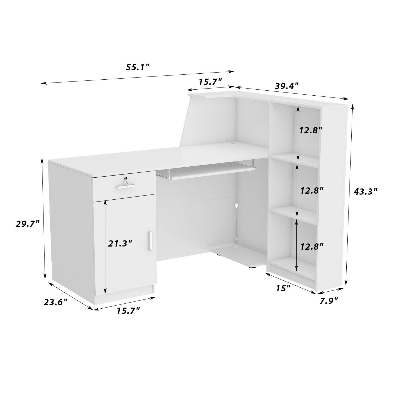 Modern reception office desk for professional offices in Nairobi, Kenya