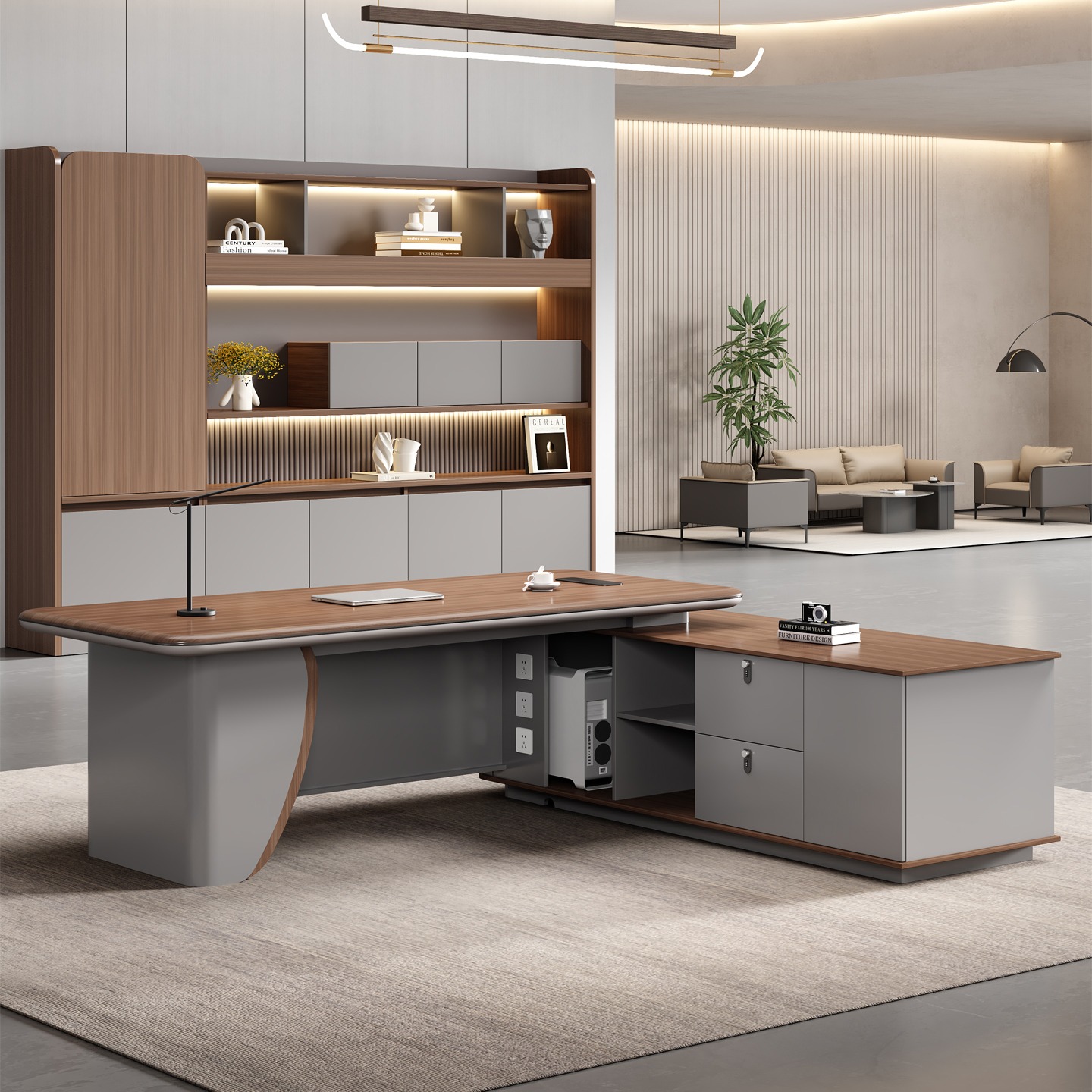 2.2M advanced office desk with spacious work surface and executive design for professional offices in Nairobi, Kenya.