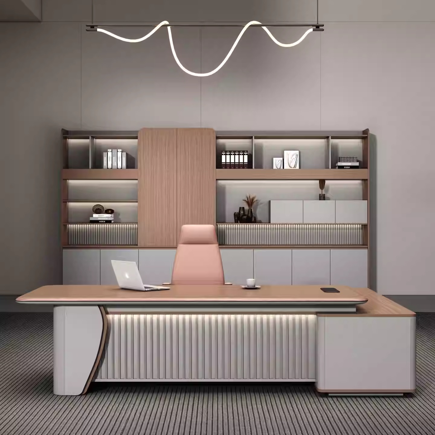2.2M advanced office desk with spacious work surface and executive design for professional offices in Nairobi, Kenya.