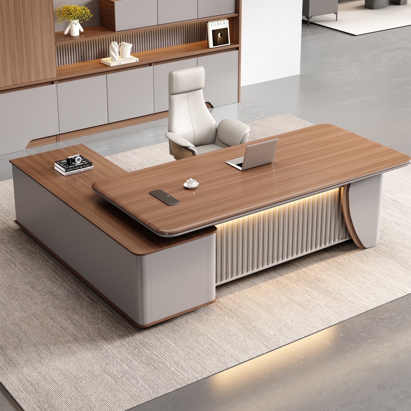 2.2M advanced office desk with spacious work surface and executive design for professional offices in Nairobi, Kenya.