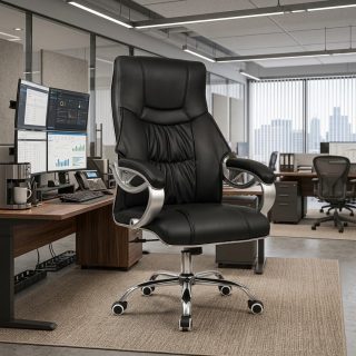 Executive office seat with ergonomic design and premium cushioning for professional workspaces in Nairobi Kenya