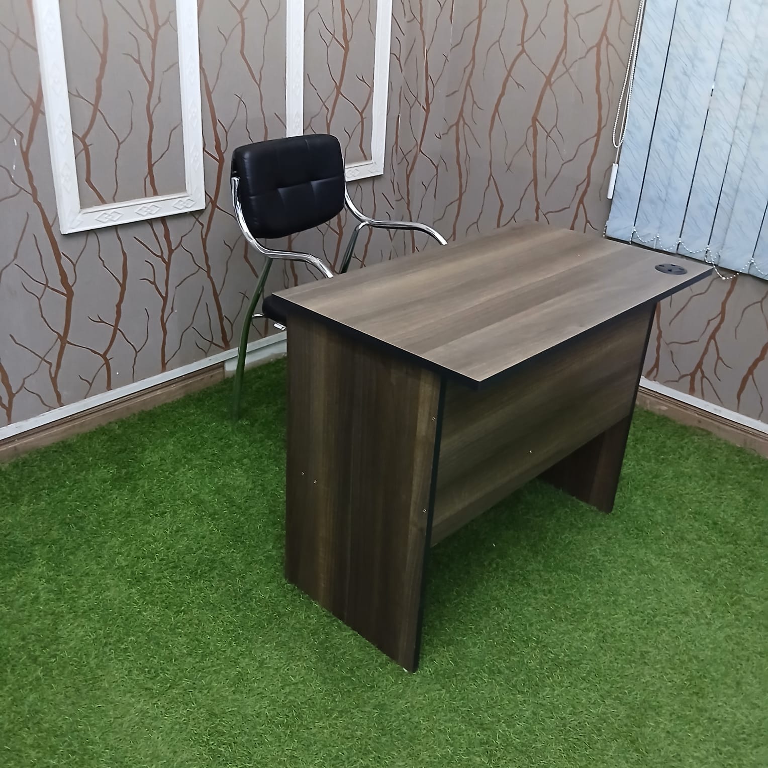 Complete office combination with desk, office seat and storage cabinet for modern workspaces in Nairobi Kenya