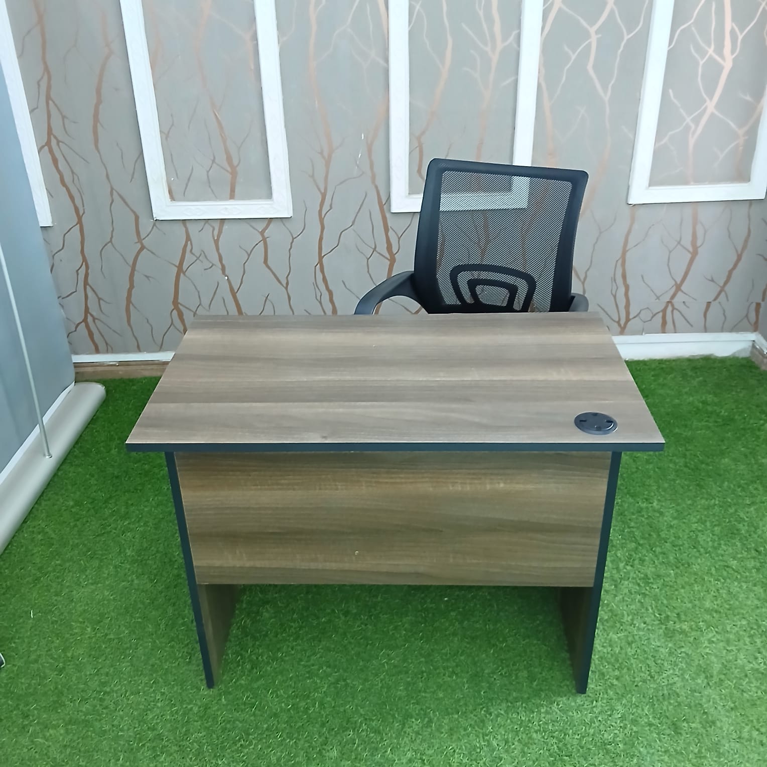 Complete office combination with desk, office seat and storage cabinet for modern workspaces in Nairobi Kenya