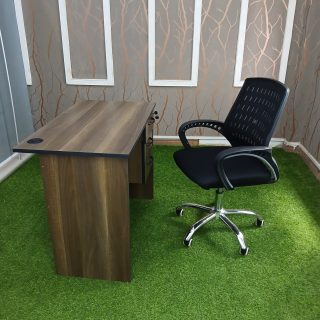 Complete office combination with desk, office seat and storage cabinet for modern workspaces in Nairobi Kenya