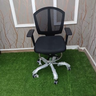 High counter office seat with adjustable ergonomic design for elevated workstations in Nairobi Kenya