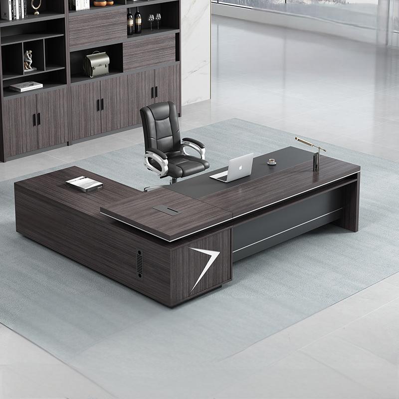 Advanced office desk with spacious work surface and integrated storage for modern office workspaces in Nairobi, Kenya.