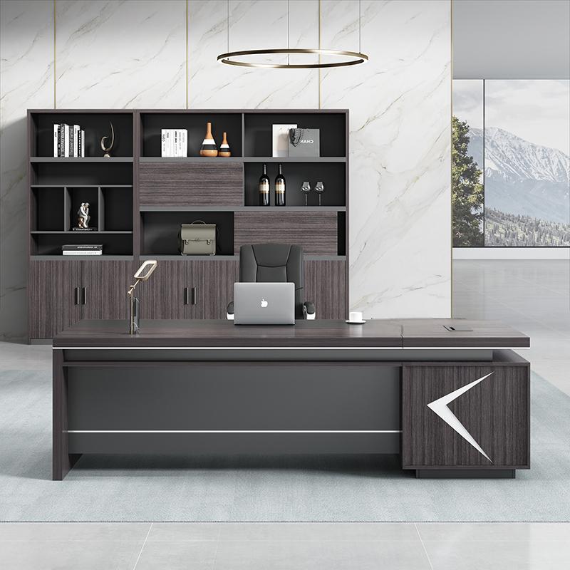 Advanced office desk with spacious work surface and integrated storage for modern office workspaces in Nairobi, Kenya.