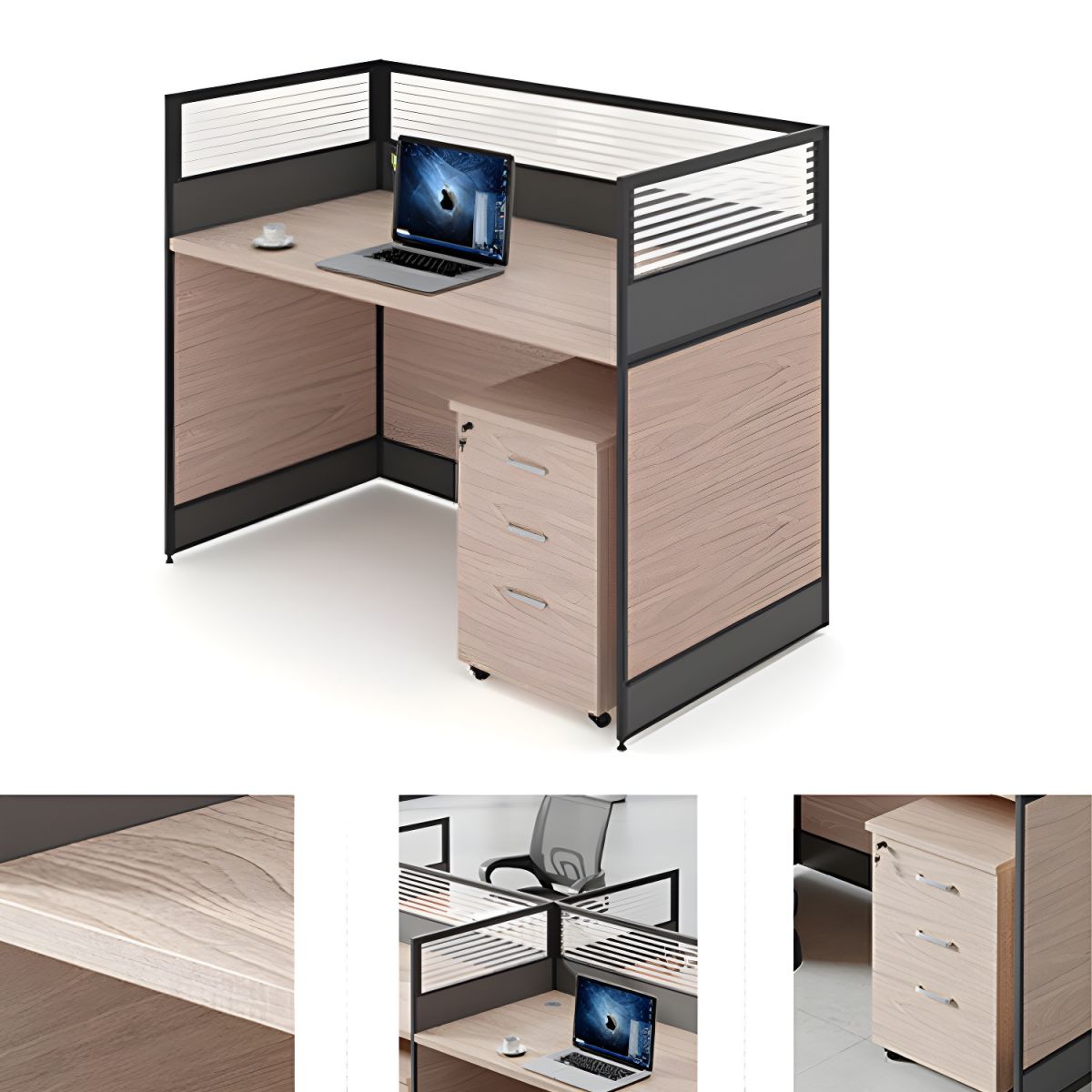 1-Way office workstation – modern single-user office desk for professional workplaces in Nairobi Kenya