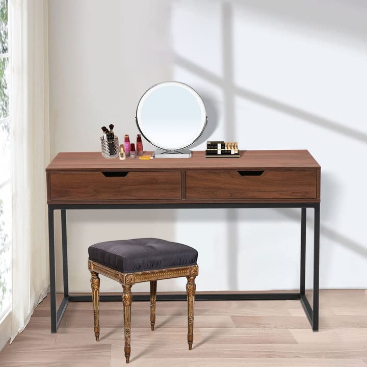 Modern 2-drawer study desk with spacious work surface and storage drawers in a home office in Nairobi, Kenya