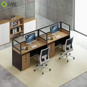 Modern 2-way office workstation with two spacious workspaces and professional office design in Nairobi, Kenya