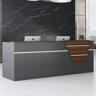 2M Reception Desk – Modern Office Reception Counter for Professional Workspaces in Nairobi Kenya