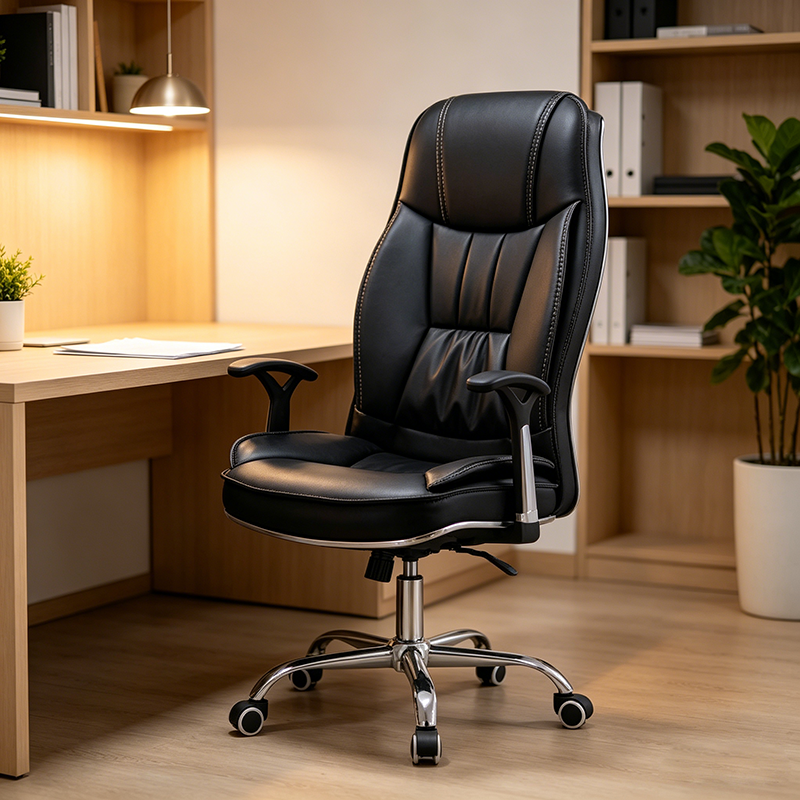 Premium ergonomic executive office seat with supportive backrest and stylish design in a modern office in Nairobi, Kenya
