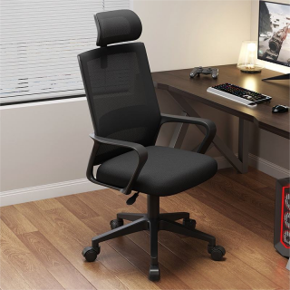 Ergonomic orthopedic office seat with supportive backrest and comfortable cushioning in a modern medical office in Nairobi, Kenya.