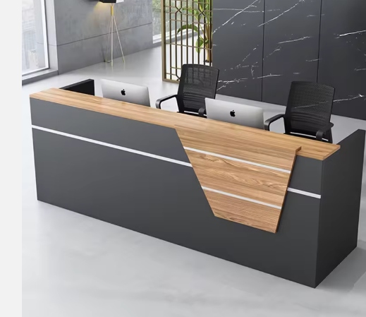 2M Reception Desk – Modern Office Reception Counter for Professional Workspaces in Nairobi Kenya