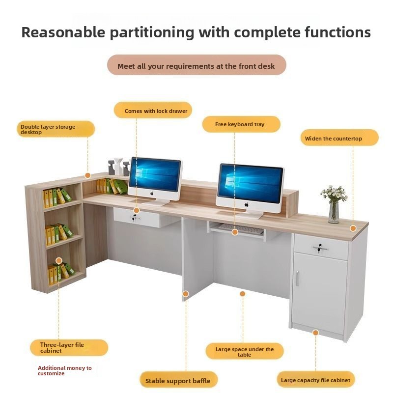 1.4M Reception Office Desk – Modern and Professional Reception Furniture in Nairobi Kenya