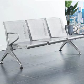 3-Link Non-Padded Waiting Bench for offices and reception areas in Nairobi Kenya
