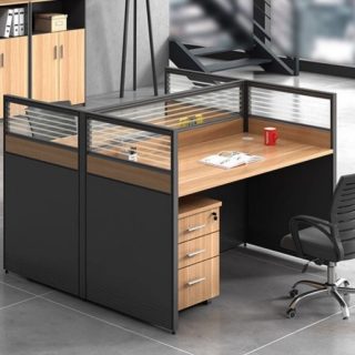 2-Way Office Workstation in Nairobi Kenya – Modern Shared Workstation for Two Employees