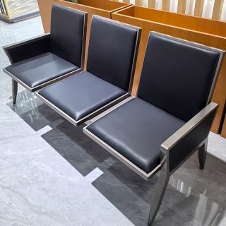 4-Link Padded Office Waiting Bench Comfortable and Stylish Reception Seating in Nairobi Kenya