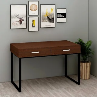 Modern 2-drawer study desk with spacious work surface and storage drawers in a home office in Nairobi, Kenya