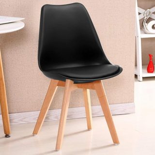 Black Eames Padded Office Visitors Seat in Nairobi, Kenya