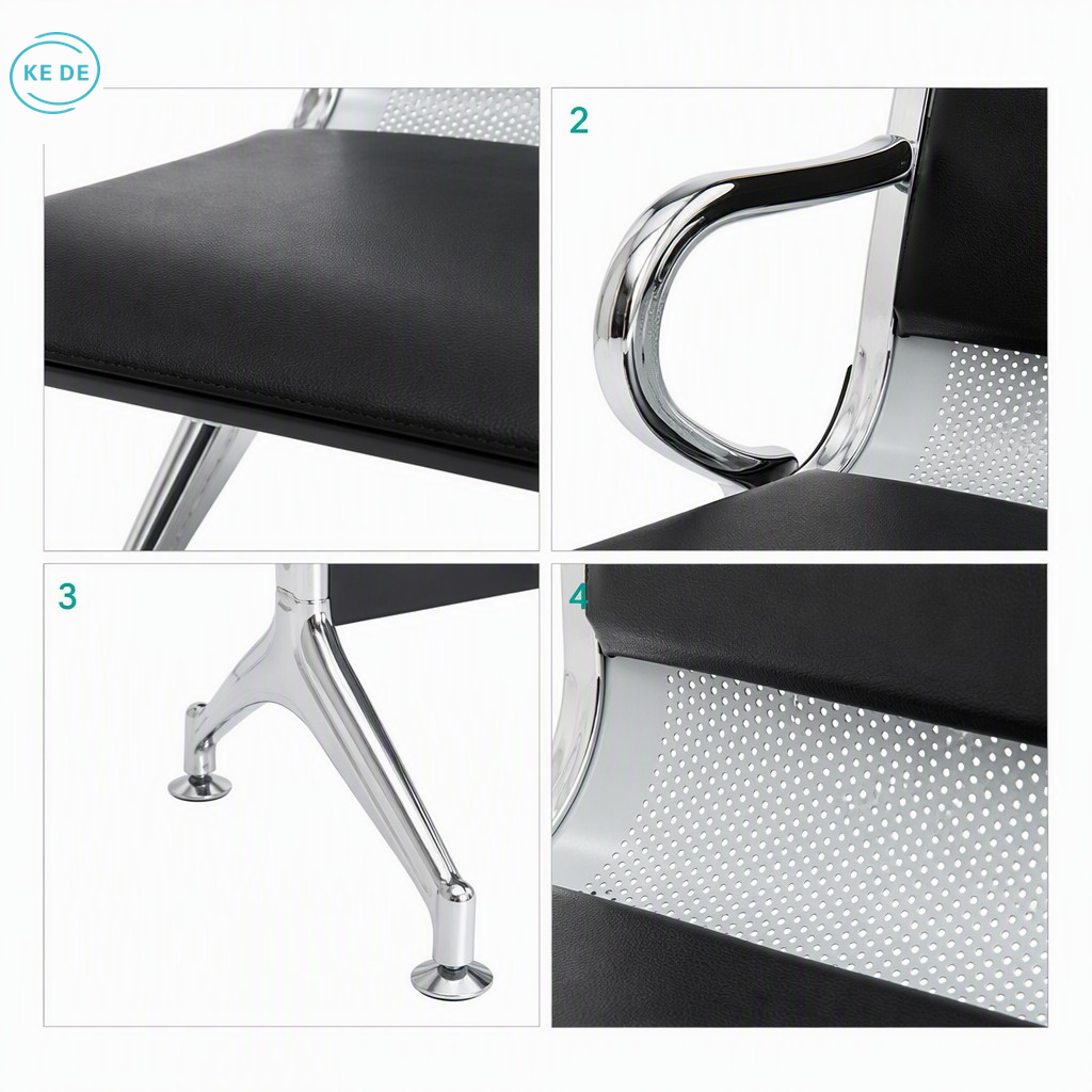 3-Link Padded Office Waiting Bench in Nairobi, Kenya