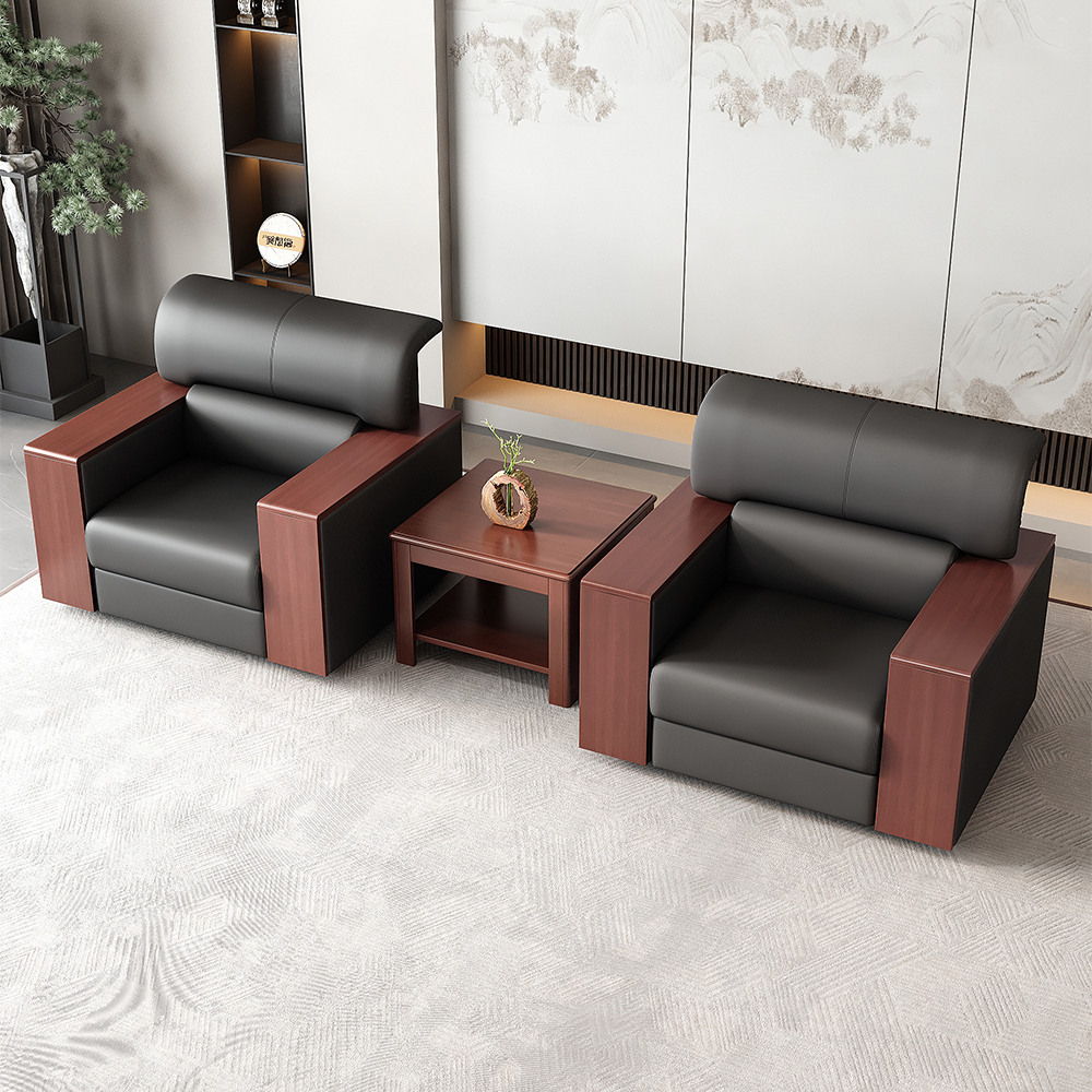 Mahogany Finish Executive 5-Seater Waiting Sofa in Nairobi, Kenya